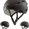 GOOFF® PILOT 3 In 1 Snorscooterhelm Met Afneembaar Vizier - Matzwart - Lichtgewicht Snorfiets Helm - NTA Gecertificeerd Speed Pedelec Helm - Geschikt Voor Blauw Kenteken Snorscooter En Snorfiets - Maat L - Voor Vrouwen En Mannen -Fietsaccessoire Winkel 1003x1200 4