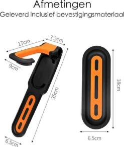 Fiets Ophangbeugel - Zwart / Oranje - Cycling WallMount - Muurhouder Fiets - Muurbeugel Wandhouder Wandbeugel - Muurbevestiging Ophangsysteem - Muur Houder Fietsbeugel Fietshaak 3 Fiets Ophangbeugel - Zwart / Oranje - Cycling WallMount - Muurhouder Fiets - Muurbeugel Wandhouder Wandbeugel - Muurbevestiging Ophangsysteem - Muur Houder Fietsbeugel Fietshaak -Fietsaccessoire Winkel 1015x1200