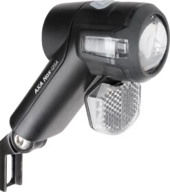 AXA Nox Sport 12 Lux - Fietslamp Voorlicht - LED Koplamp - Fietsverlichting Op Batterij - Auto/Off - Zwart -Fietsaccessoire Winkel 1065x1200