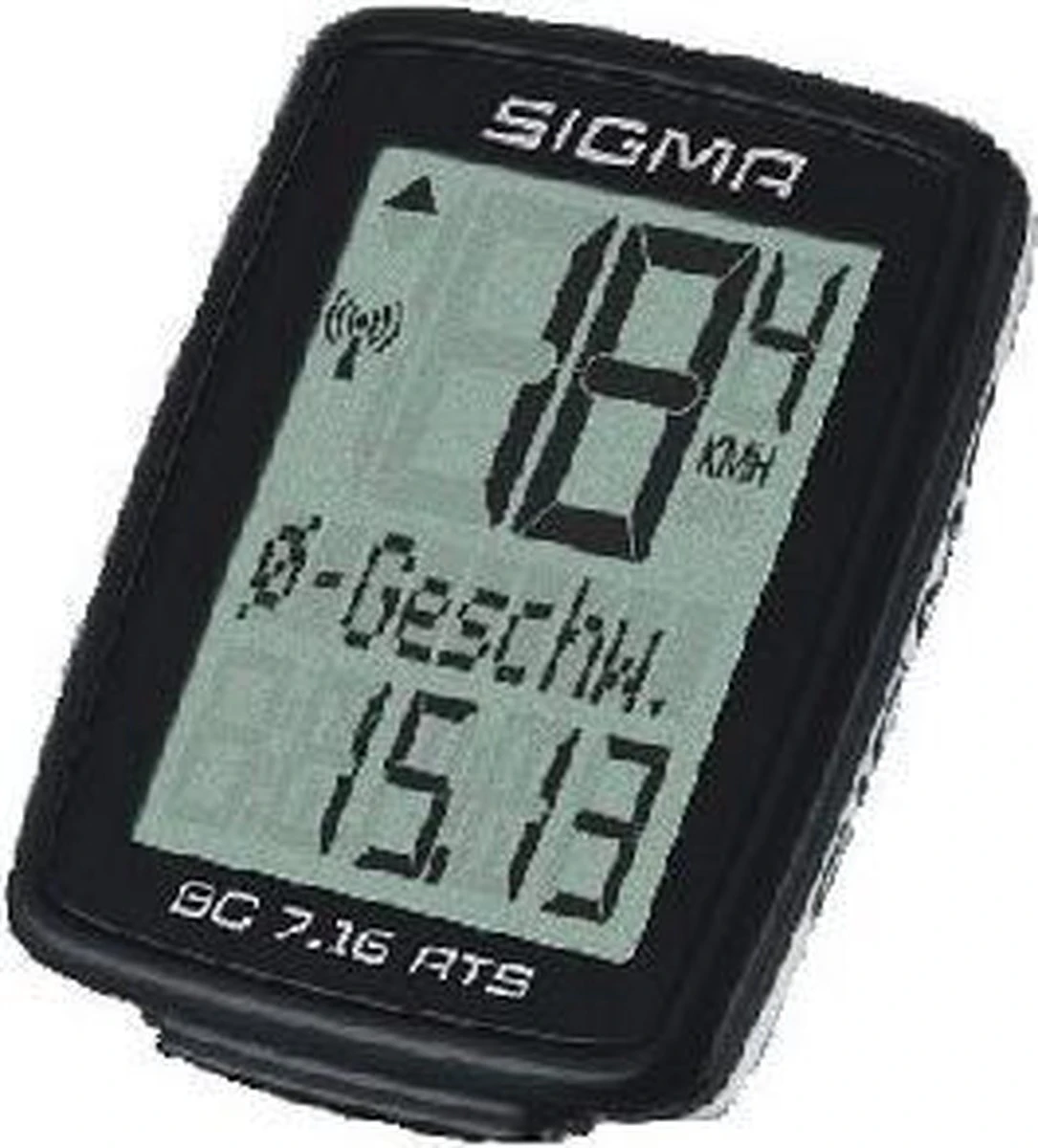 Sigma Fietscomputer BC 7.16 ATS - Draadloos - Zwart Sigma Fietscomputer BC 7.16 ATS - Draadloos - Zwart -Fietsaccessoire Winkel