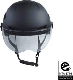 Lightyourbike ROADSTER ® Speed Pedelec Helm Met Vizier & Verlichting - NTA 8776 - Helm Snorscooter - Helm Speed Pedelec - Zwart -Fietsaccessoire Winkel 1094x1200 2