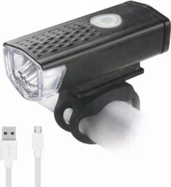 JN Waterdichte Oplaadbare Fietslamp - Voorlicht- 400 Lumen - Superfelle Fietsverlichting Met USB-kabel - Zwart - Koplamp - Voorlamp Fiets -Fietsaccessoire Winkel 1096x1200 2