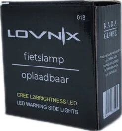 Lovnix - Oplaadbare Fietslamp LED Verlichting Set - USB Oplaadbaar - Fietslicht Met LED Lamp - Voor- En- Achter Licht - Regenbestendig - Geschikt Voor Mountainbike Fietsen Wandelen Speleologie -Fietsaccessoire Winkel 1122x1200