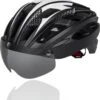 Rebela | Fietshelm | Helm | Hoofdbescherming | Sport Lights Matt Zwart- Wit | Heren-Dames | Medium 54/62cm -Fietsaccessoire Winkel 1126x1200 1
