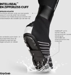 GripGrab - RaceThermo X Waterproof Winter MTB Gravel Fietsoverschoenen Mountainbike - Zwart - Unisex - Maat XL -Fietsaccessoire Winkel 1137x1200 3