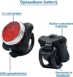 VUBIO LED Fietsverlichting USB Oplaadbaar - Waterdichte Fietslampjes -Fietsaccessoire Winkel 1139x1200