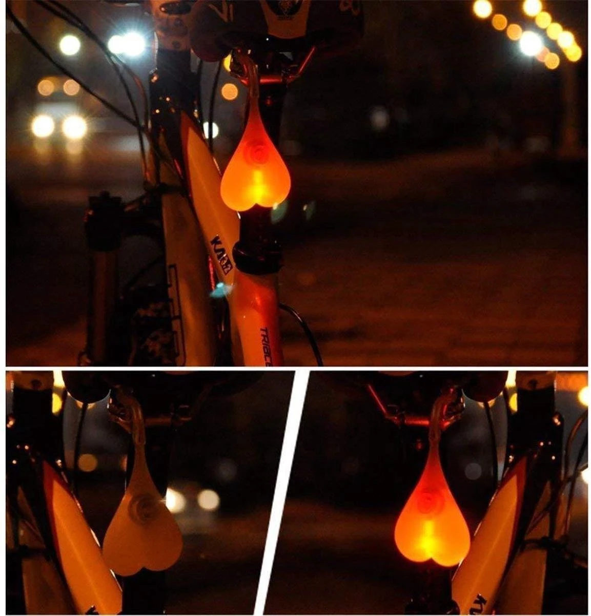 LOUZIR Opvallend waterproof fiets led achterlicht in de vorm van een slingerende balzak(met rode, lichtgevende ballen!) LOUZIR Opvallend Waterproof Fiets Led Achterlicht In De Vorm Van Een Slingerende Balzak(met Rode, Lichtgevende Ballen!) -Fietsaccessoire Winkel