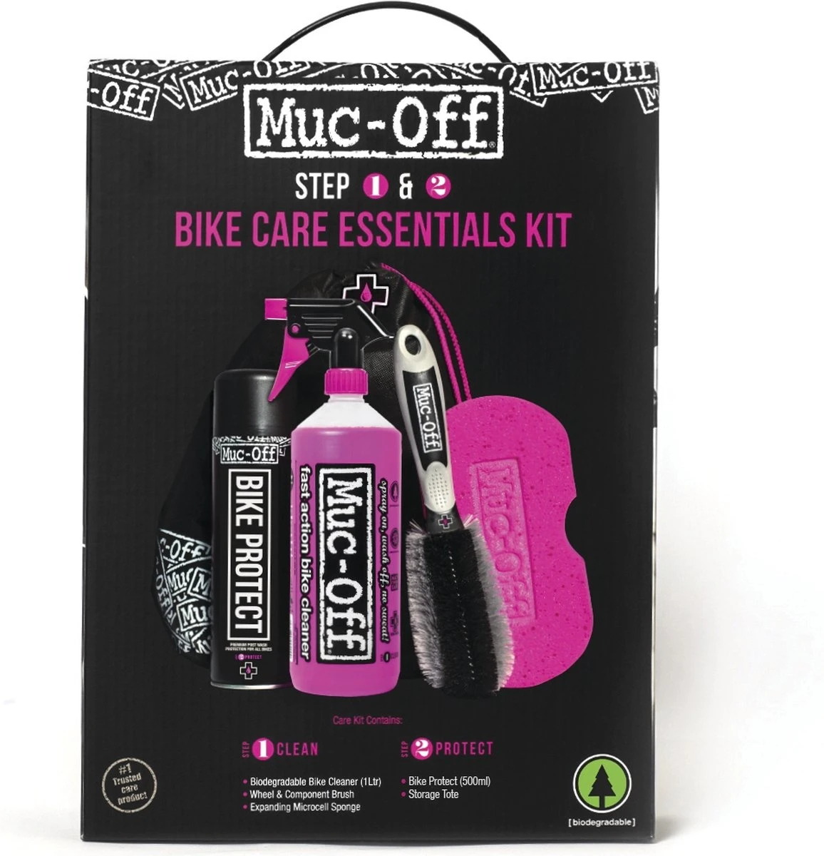 Muc-Off Bicycle Care Essential Kit Muc-Off Bicycle Care Essential Kit -Fietsaccessoire Winkel