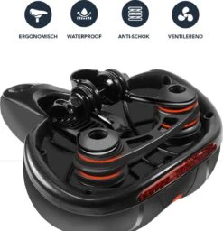 Achaté Fietszadel - Unisex - Extra Comfortabel - Ventilerend - Incl. Zadelhoes En Installatiemateriaal -Fietsaccessoire Winkel 1160x1200