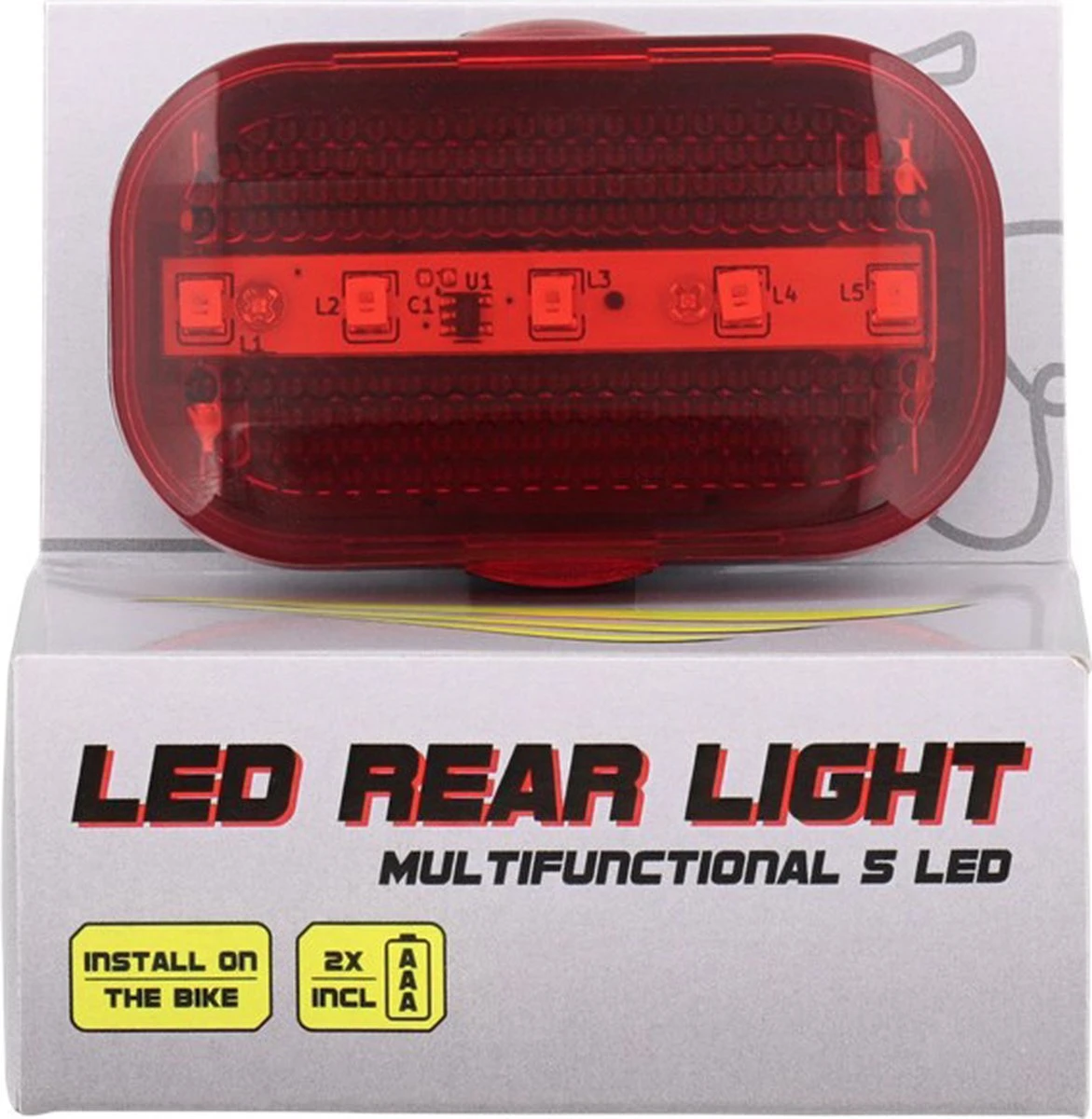 Dresco - Fietsverlichtingsset - Classic - LED - Zwart Dresco - Fietsverlichtingsset - Classic - LED - Zwart -Fietsaccessoire Winkel 1171x1200 1