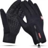 Merkloos Handschoenen | Touchscreen | Waterdicht | Fleece | Unisex | Zwart | Maat S -Fietsaccessoire Winkel 1185x1200 5