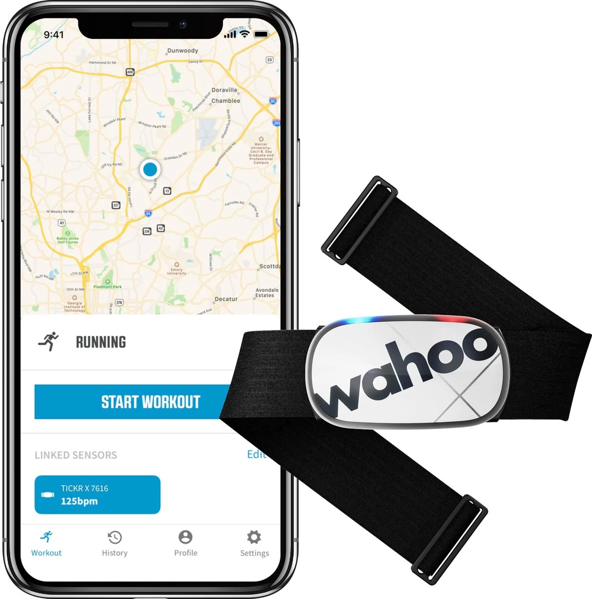 TICKR X with Motion and Memory Wahoo Fitness TICKR X With Motion And Memory -Fietsaccessoire Winkel 1186x1200 2