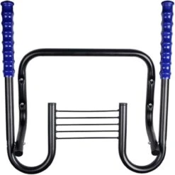 Merkloos Decopatent® Fiets Ophangsysteem Voor 2 Fietsen - Fietsenrek - Legplank Voor Helm - Fietshaak - Muurbeugel Fiets - Wandmontage -Fietsaccessoire Winkel 1198x1200 2