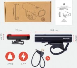 LifeGoods LED Fietsverlichting Set - Voorlicht En Achterlicht - USB Oplaadbaar - Zwart -Fietsaccessoire Winkel 1200x1053 1