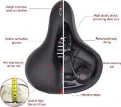 Fiets Zadels - Met Achterlichten- Langzame Rebound Traagschuim - Hol Ergonomisch Breed Tourzadel - MTB Zadel -mountainbikezadel - Fietszadel Dames - Fietszadel Heren - Unisex 5 Fiets Zadels - Met Achterlichten- Langzame Rebound Traagschuim - Hol Ergonomisch Breed Tourzadel - MTB Zadel -mountainbikezadel - Fietszadel Dames - Fietszadel Heren - Unisex -Fietsaccessoire Winkel 1200x1058 1