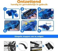 Merkloos Fietsketting Reiniger - Ketting Schoonmaken - Kettingborstel - Fiets Schoonmaak Set - Ontvetter Fiets - Kettingreiniger - Fietsketting Smeermiddel - Fiets Accessoires - Fietsgereedschap - Cadeau Voor Man -Vrouwen- Sinterklaas Cadeautjes -Fietsaccessoire Winkel 1200x1062
