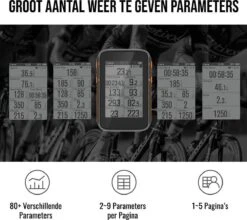 LHP BC200 Fietscomputer Draadloos 3-in-1 Bundel - Hartslagmeter Borstband - Cadanssensor - Kilometerteller GPS - 80+ Functies - 2.4 Inch LCD Scherm - Bluetooth & ANT+ -Fietsaccessoire Winkel 1200x1070 2