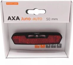 AXA Juno Battery - Fiets Achterlicht - LED Fietsverlichting Op Batterij - Auto Off Systeem - 50 Mm - Rood -Fietsaccessoire Winkel 1200x1070