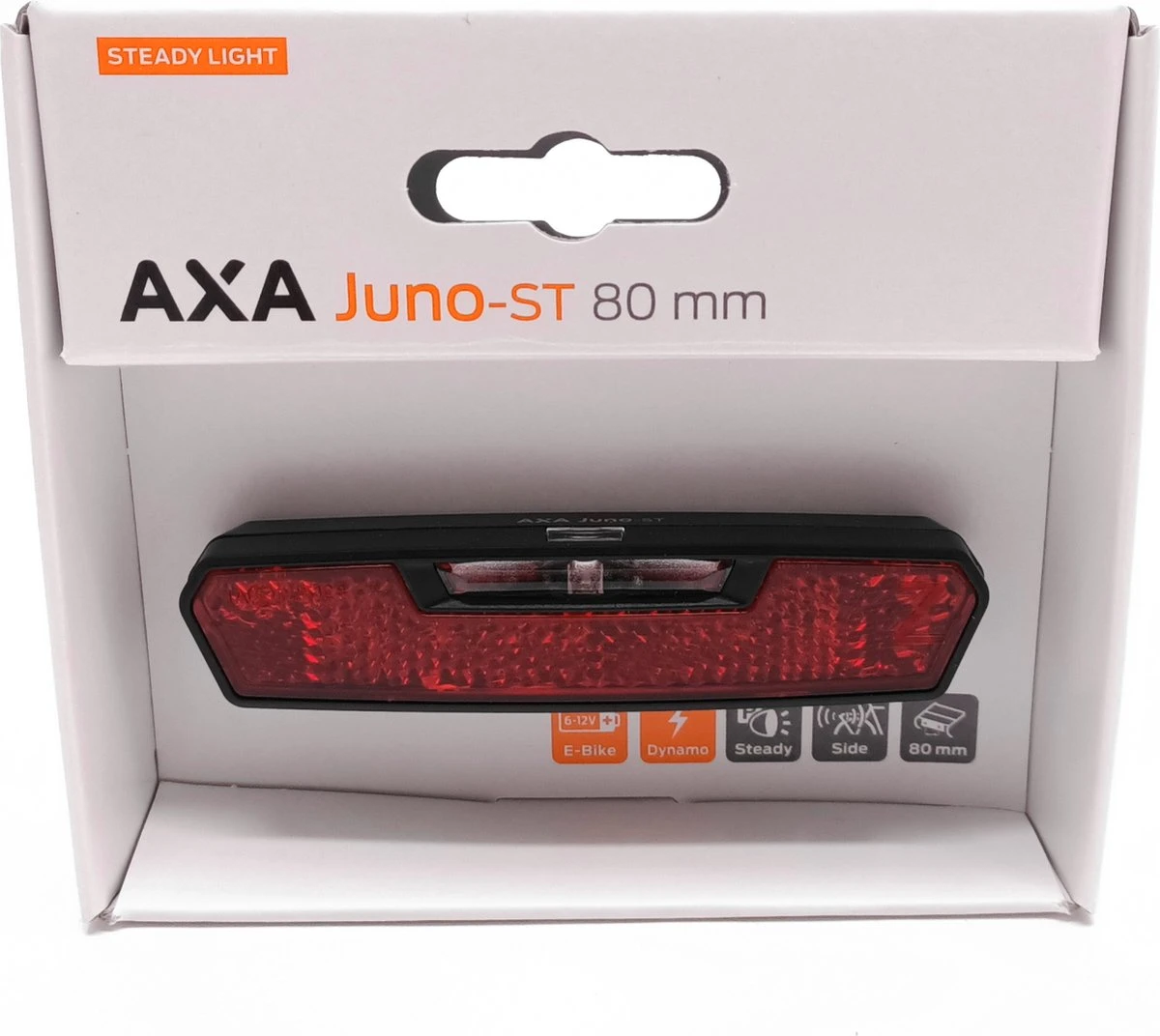 AXA Juno Battery - Fiets Achterlicht - LED Fietsverlichting op Batterij - Auto Off systeem - 80 mm - Rood AXA Juno Battery - Fiets Achterlicht - LED Fietsverlichting Op Batterij - Auto Off Systeem - 80 Mm - Rood -Fietsaccessoire Winkel
