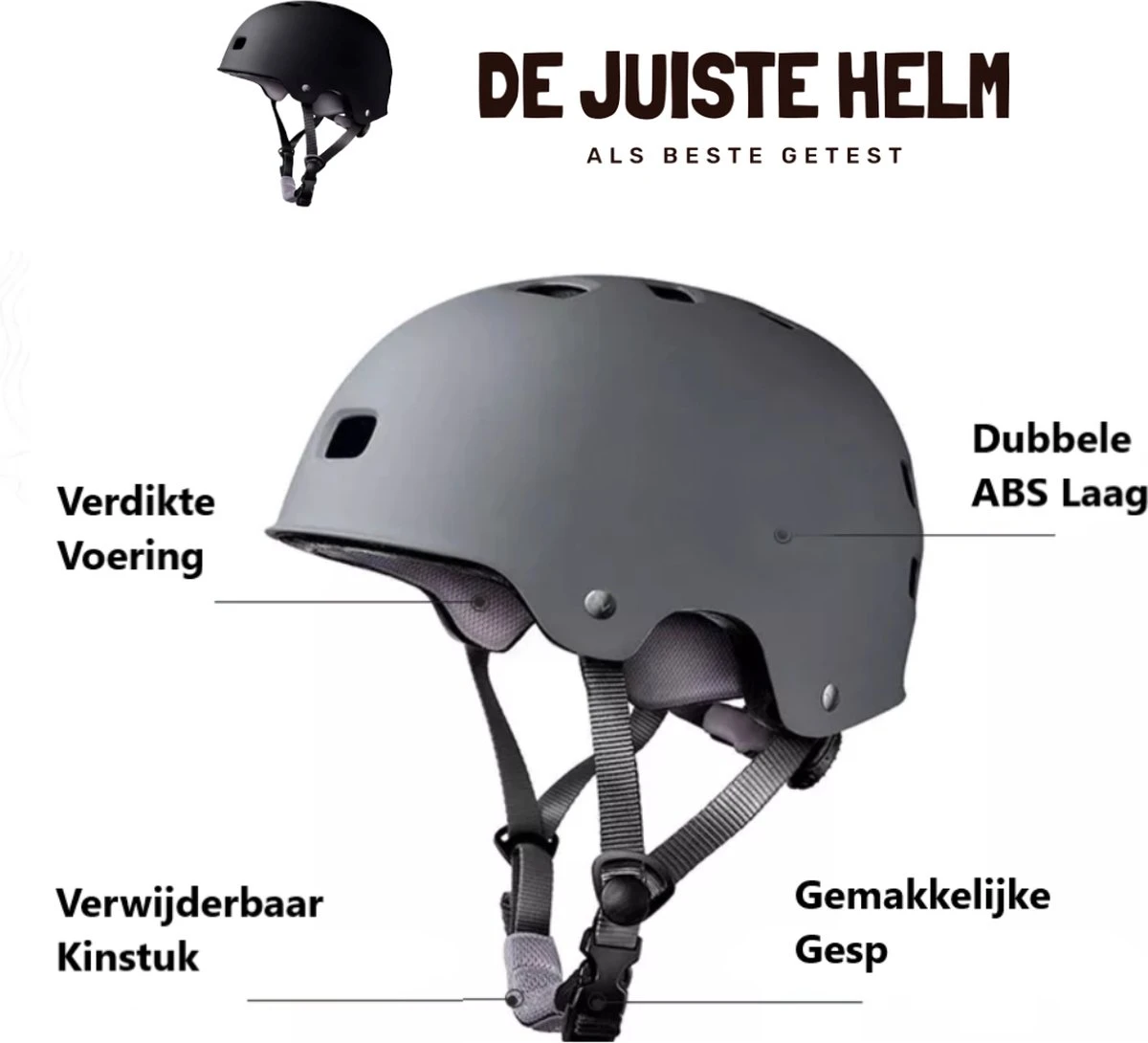 De Juiste Helm - NTA 8776 Helm - Scooterhelm, Fietshelm, E-chopperhelm, Speed-Pedelec Helm - Maat M - Zwart De Juiste Helm - NTA 8776 Helm - Scooterhelm, Fietshelm, E-chopperhelm, Speed-Pedelec Helm - Maat M - Zwart -Fietsaccessoire Winkel 1200x1090 7