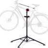LifeGoods Fiets Montagestandaard - Fietsreparatie Racefiets / MTB - Incl. Stuurhouder - Zwart/Rood