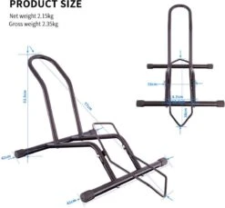 Merkloos Decopatent® Fietsenrek Voor Of Achterwiel - Fietsen Rek Racefiets, Mountainbike, Mtb Etc - Fietshouder - Achterwiel Standaard / Voorwiel Standaard - Bike Stand - Fietsstandaard Fietsen - Zwart -Fietsaccessoire Winkel 1200x1113 1