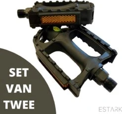 Fietspedalen - Anti-Slip Fietspedalen Set Met Reflectoren - Zwart - Set Fiets Pedalen Pedaal - Mountainbike Sport - Fietstrappers - Losse Trappers - 2 STUKS -Fietsaccessoire Winkel 1200x1120 3