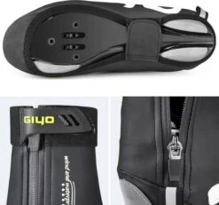 Giyo Overschoenen - Maat 44/45 (XL) - 1 Paar - Mountainbike - Wielrennen - Zwart - Wind En Waterdicht - Waterproof - Regen - Vorst -Fietsaccessoire Winkel 1200x1123 4