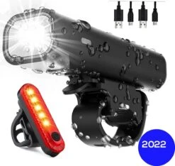 PRO LED 2022 Fietsverlichting Set - Racefiets Verlichting - Voorlicht En Achterlicht - Fietsaccessoires - USB Oplaadbaar - IP65 Waterdicht -Fietsaccessoire Winkel 1200x1138 3