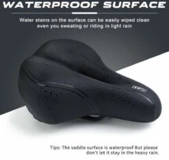 BOTC Fietszadel - Unisex - Extra Comfortabel - Inclusief Waterdichte Zadelhoes - Ventilerend 4 BOTC Fietszadel - Unisex - Extra Comfortabel - Inclusief Waterdichte Zadelhoes - Ventilerend -Fietsaccessoire Winkel 1200x1139 4