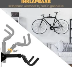 W&Z WallMount Fietsdrager - Ophangbeugel - Muurbeugel Fiets - Fietsbeugel - Opbergbeugel - Ophangsysteem - 2 Stuks 11 W&Z WallMount Fietsdrager - Ophangbeugel - Muurbeugel Fiets - Fietsbeugel - Opbergbeugel - Ophangsysteem - 2 Stuks -Fietsaccessoire Winkel 1200x1152 1