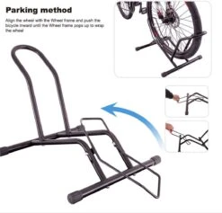 Merkloos Decopatent® Fietsenrek Voor Of Achterwiel - Fietsen Rek Racefiets, Mountainbike, Mtb Etc - Fietshouder - Achterwiel Standaard / Voorwiel Standaard - Bike Stand - Fietsstandaard Fietsen - Zwart -Fietsaccessoire Winkel 1200x1152