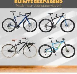 W&Z WallMount Fietsdrager - Ophangbeugel - Muurbeugel Fiets - Fietsbeugel - Opbergbeugel - Fiets Ophangsysteem -Fietsaccessoire Winkel 1200x1153 6