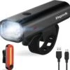 LifeGoods LED Fietsverlichting Set - Voorlicht En Achterlicht - USB Oplaadbaar - Zwart -Fietsaccessoire Winkel 1200x1167 2