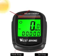 Draadloze Verlichte Fietscomputer - USB Oplaadbaar- Op Zonne- Energie - Kilometerteller - Klok - Calorie Teller - Snelheidsmeter - Auto Wake - IPX7 Waterdicht - 5 Talen - Met Verlichte LCD Display - Multifunctioneel - Inclusief Sensor - Zwart 4 Draadloze Verlichte Fietscomputer - USB Oplaadbaar- Op Zonne- Energie - Kilometerteller - Klok - Calorie Teller - Snelheidsmeter - Auto Wake - IPX7 Waterdicht - 5 Talen - Met Verlichte LCD Display - Multifunctioneel - Inclusief Sensor - Zwart -Fietsaccessoire Winkel 1200x1171 4