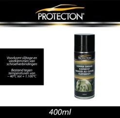 Protecton Kopervet Spray 400ml | Kopervet Spuitbus 5 Protecton Kopervet Spray 400ml | Kopervet Spuitbus -Fietsaccessoire Winkel 1200x1181