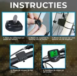 Kilometerteller Fiets - Waterdicht En Bedraad - Snelheidsmeter - Fietscomputer - Fiets Accessoires - Mountainbike Accesoires -Fietsaccessoire Winkel 1200x1187 3