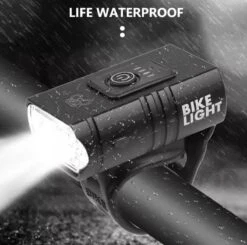 Fietslamp LED, Fietslicht, Fietsverlichting, Racefiets, Voorlicht, Oplaadbaar, Micro USB, Verstelbaar, Zwart -Fietsaccessoire Winkel 1200x1190 3