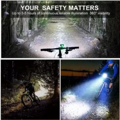 Merkloos LED Fietsverlichting USB Oplaadbaar - 4 Modes - Waterbestendig - Fietslicht - Fietslampjes -Fietsaccessoire Winkel 1200x1195 2