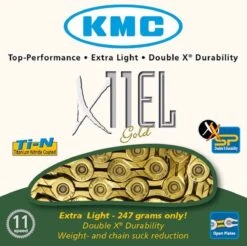 KMC KETTING X11EL Ti-N GOUD 118L -Fietsaccessoire Winkel 1200x1195 6
