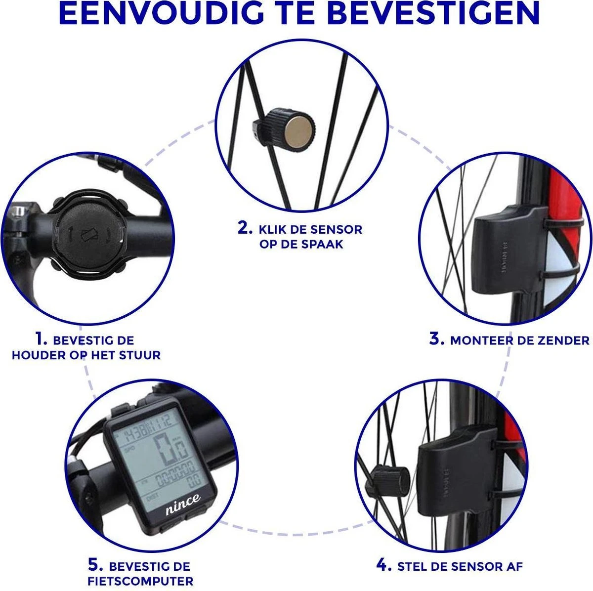 Nince Draadloze Fietscomputer van Hoge Kwaliteit 2022 Model - Fiets Computer Draadloos Waterdicht Nince Draadloze Fietscomputer Van Hoge Kwaliteit 2022 Model - Fiets Computer Draadloos Waterdicht -Fietsaccessoire Winkel 1200x1196 7