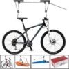Merkloos Decopatent® Fietslift Ophangsysteem - Ophangen Fiets Aan Plafond - Fietstakel - Fietshaak - Dubbele Fietsophangsysteem Met Katrol -Fietsaccessoire Winkel 1200x1200 118
