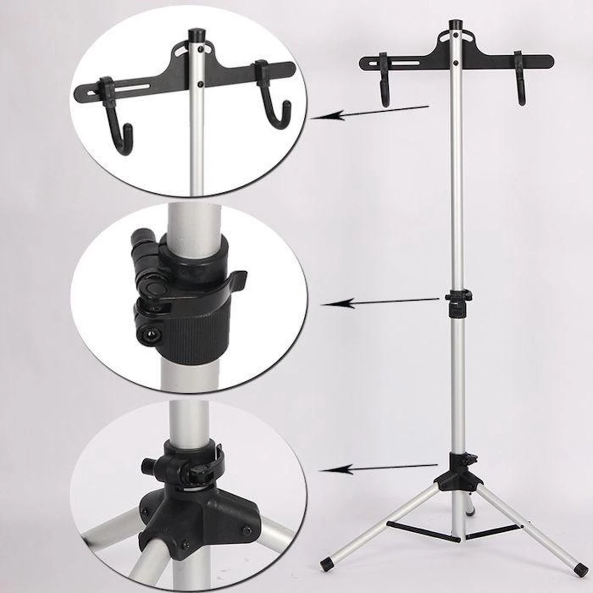 Decopatent® Fiets Montage standaard - Fiets Houder - Reparatie montagestandaard - Bike stand - Verstelbaar 0-30° - Montage stang Merkloos Decopatent® Fiets Montage Standaard - Fiets Houder - Reparatie Montagestandaard - Bike Stand - Verstelbaar 0-30° - Montage Stang -Fietsaccessoire Winkel 1200x1200 124