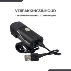 Lovnix - Oplaadbare Fietslamp LED Verlichting Set - USB Oplaadbaar - Fietslicht Met LED Lamp - Voor- En- Achter Licht - Regenbestendig - Geschikt Voor Mountainbike Fietsen Wandelen Speleologie -Fietsaccessoire Winkel 1200x1200 155