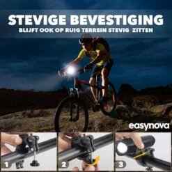 LED Fietsverlichting Set – Oplaadbaar Via USB - Voorlicht En Achterlicht - Waterbestendig - Complete Fietslamp Set -Fietsaccessoire Winkel 1200x1200 188