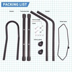 Merkloos Decopatent® Fietsenrek Voor Of Achterwiel - Fietsen Rek Racefiets, Mountainbike, Mtb Etc - Fietshouder - Achterwiel Standaard / Voorwiel Standaard - Bike Stand - Fietsstandaard Fietsen - Zwart -Fietsaccessoire Winkel 1200x1200 20