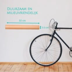Fiets Ophangsysteem Van Massief Beukenhout | 2 Stuks | 32cm | Ophangbeugel | Muurbeugel Fiets | &ERGY -Fietsaccessoire Winkel 1200x1200 21