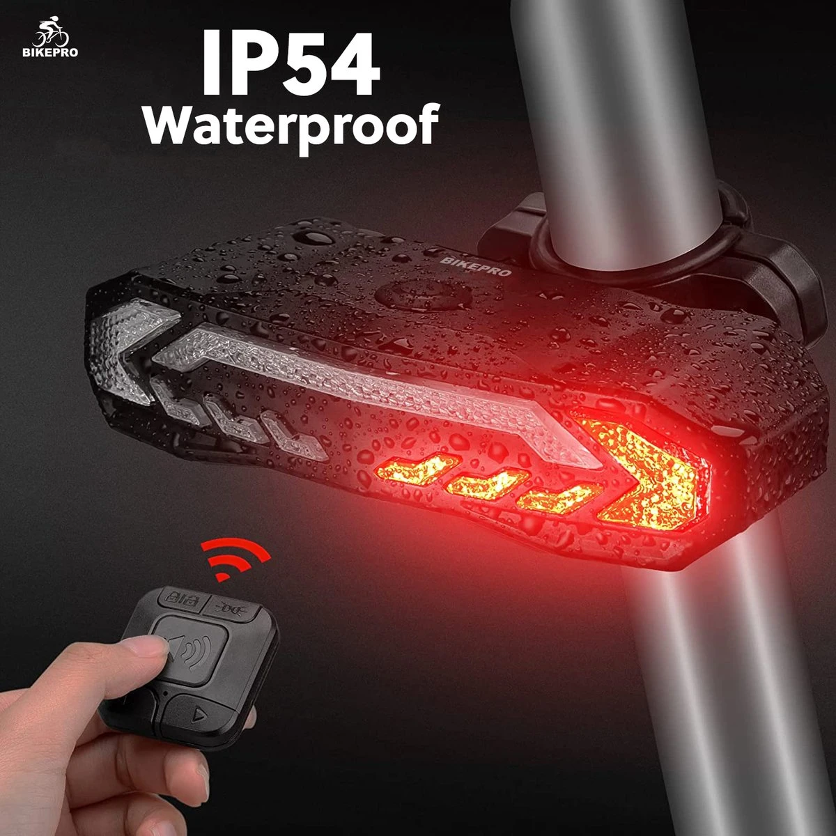 BikePro Fiets Achterlicht 2.0 met Alarm en Richtingaanwijzer - IP54 Waterdicht - USB Oplaadbaar BikePro Fiets Achterlicht 2.0 Met Alarm En Richtingaanwijzer - IP54 Waterdicht - USB Oplaadbaar -Fietsaccessoire Winkel 1200x1200 225