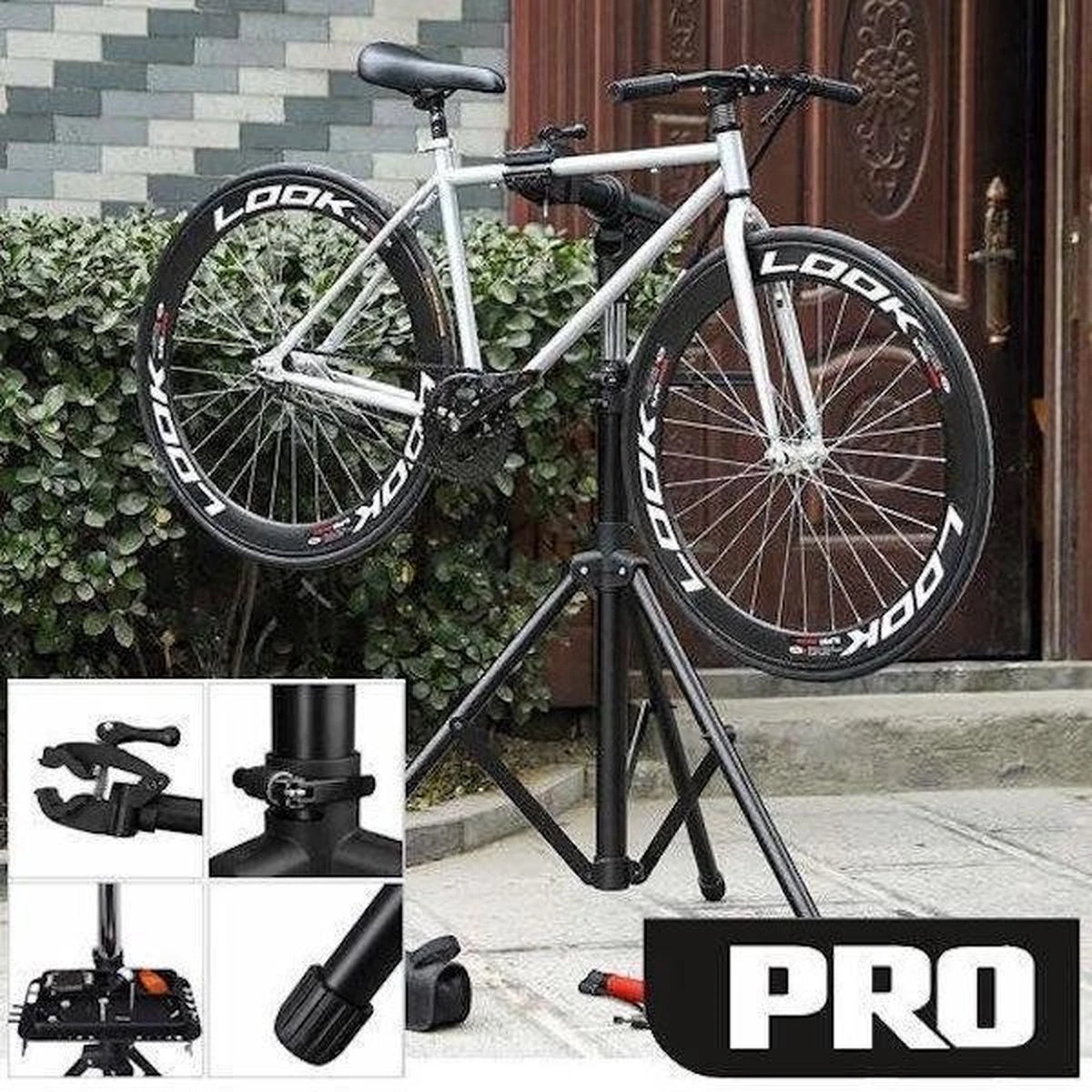 Decopatent® PRO Montagestandaard Fiets - 360° Draaibaar - Verstelbaar + Gereedschapsbakje - Fiets Montage reparatie standaard Merkloos Decopatent® PRO Montagestandaard Fiets - 360° Draaibaar - Verstelbaar + Gereedschapsbakje - Fiets Montage Reparatie Standaard -Fietsaccessoire Winkel 1200x1200 26