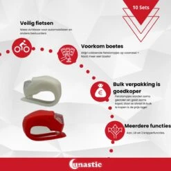 Fietslampjes LED 10 Sets (10 X Wit & 10 X Rood) Inclusief Batterijen - Lunastic Set Van 20 Lampjes -Fietsaccessoire Winkel 1200x1200 266